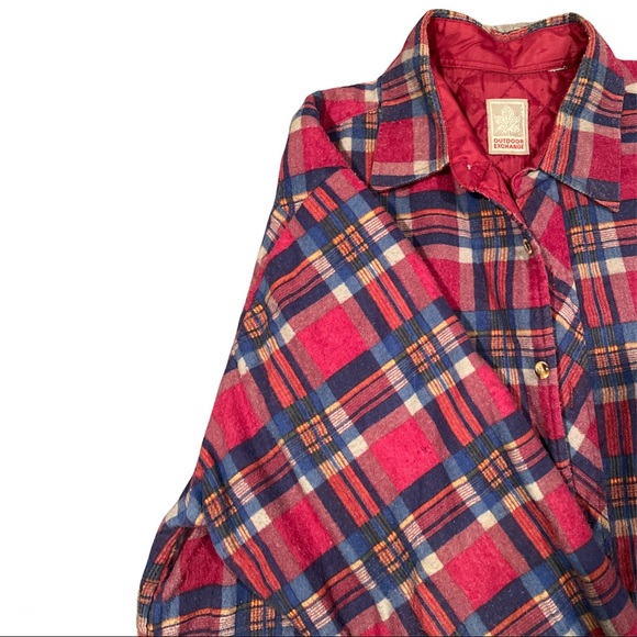 Vintage Outdoor Exchange Flannel Shacket Jacket - Picture 8 of 9